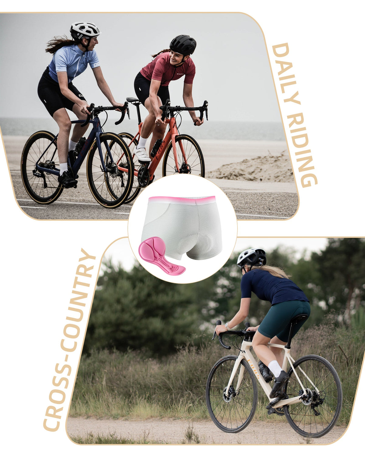 Women's 4D Padded Cycling Underwear