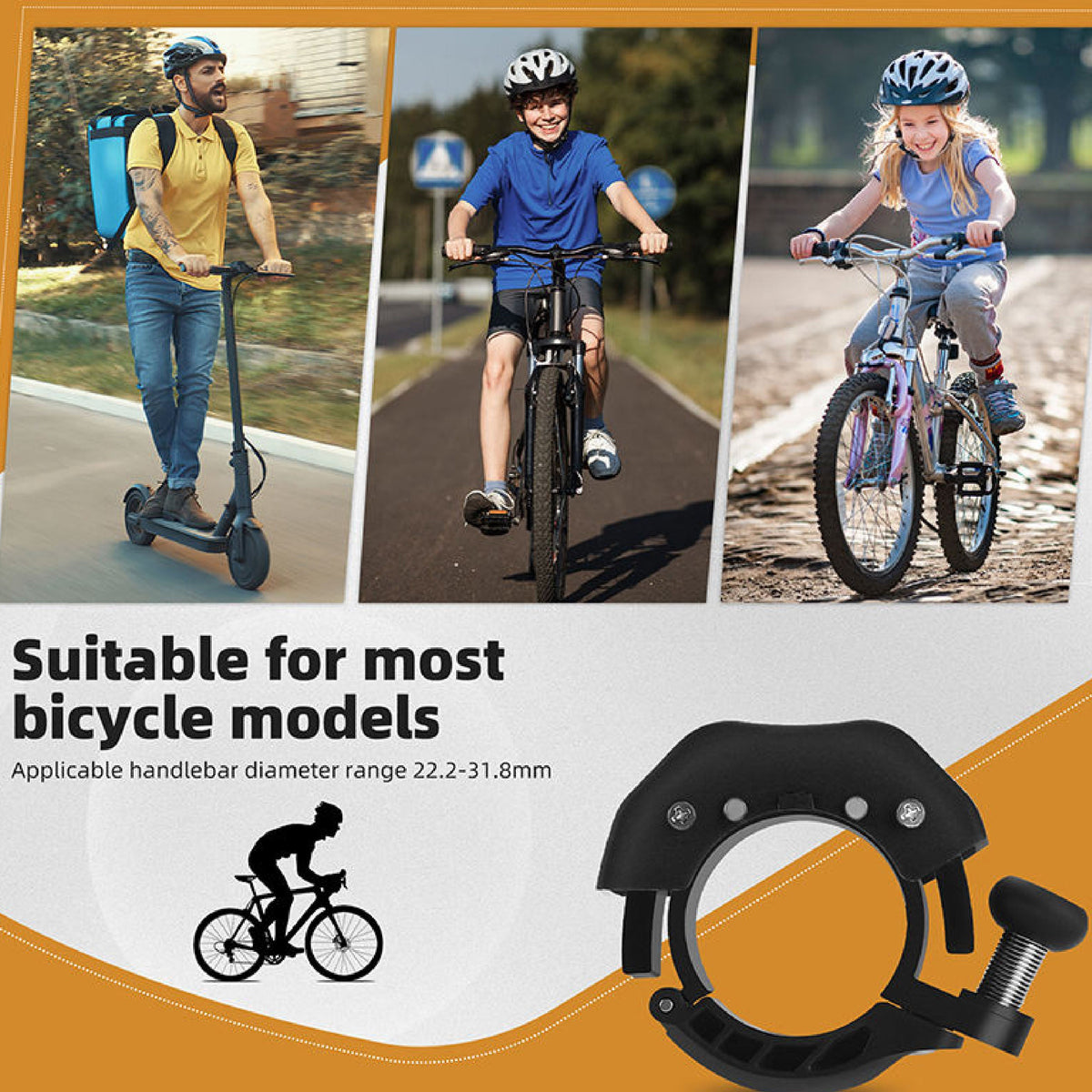 BiKASE Pinger Bicycle Bell - view 4