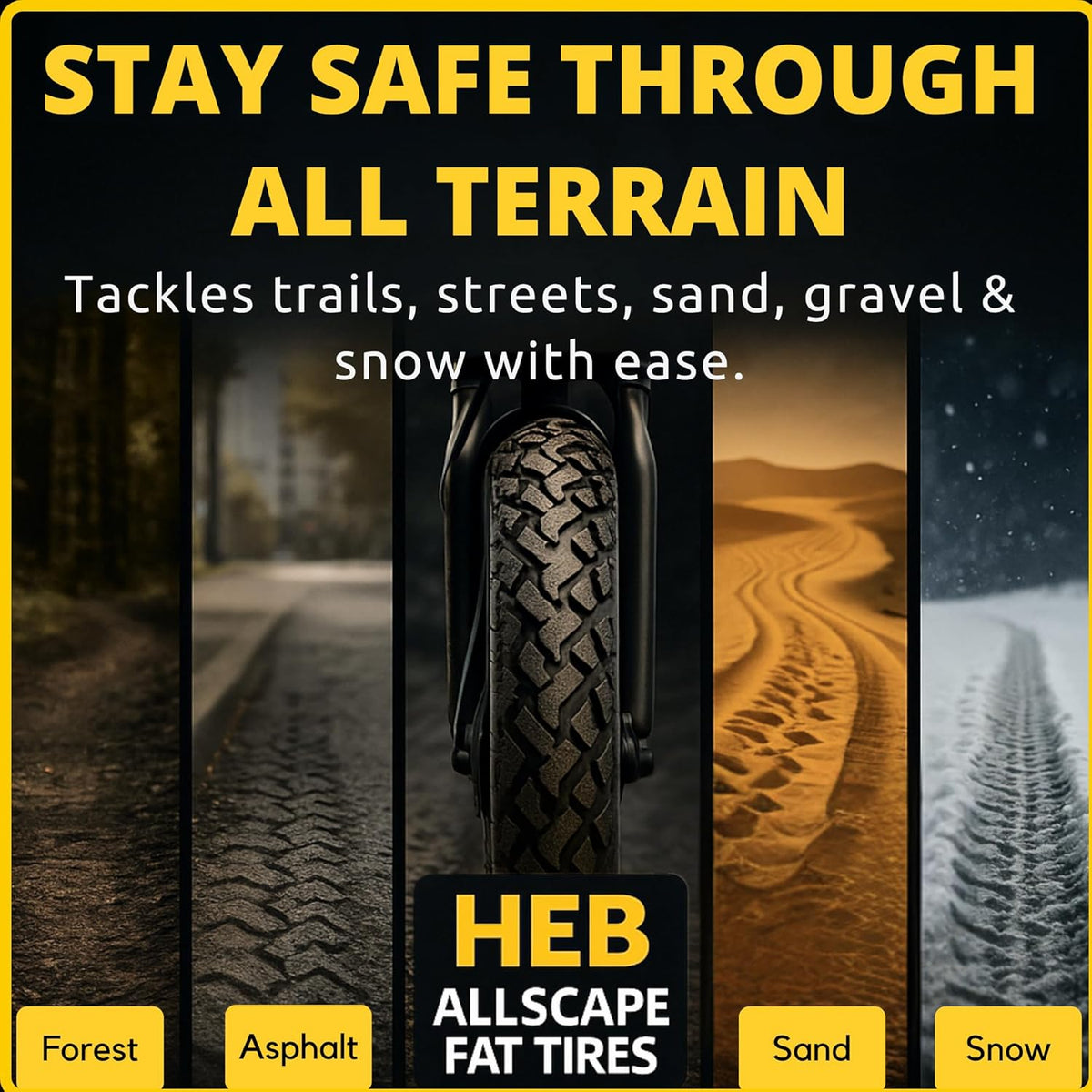HEB ALLSCAPE Fat Tire 26x4 (Includes 1 Tire Only) - view 5