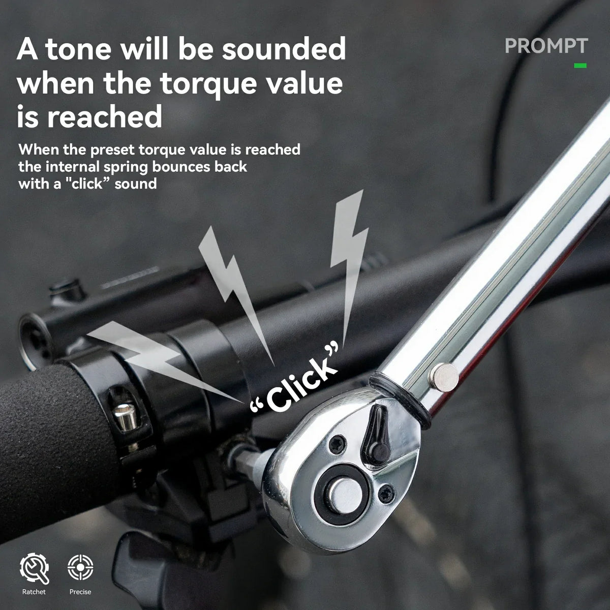1/4-Inch Click Torque Wrench – 2–24 Nm
