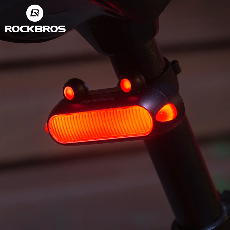 ROCKBROS Frog USB Brake-Sensing Bike Tail Light