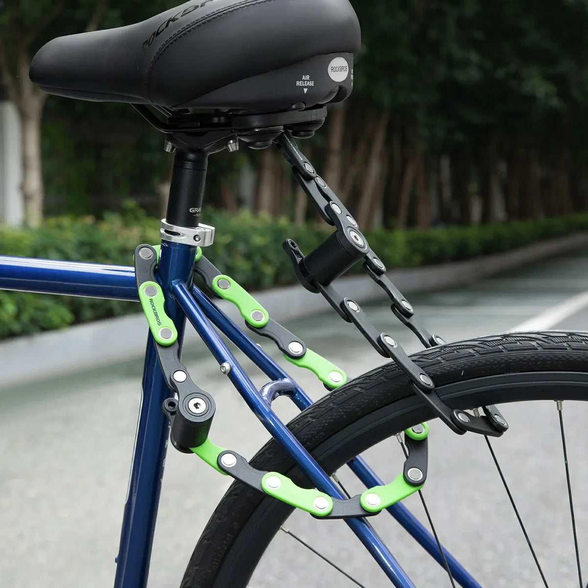 Hamburger Folding Bicycle Lock