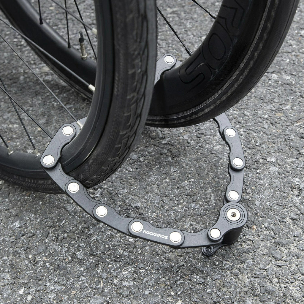 Hamburger Folding Bicycle Lock