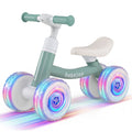 Adjustable Toddler Balance Bike with Light-Up Wheels
