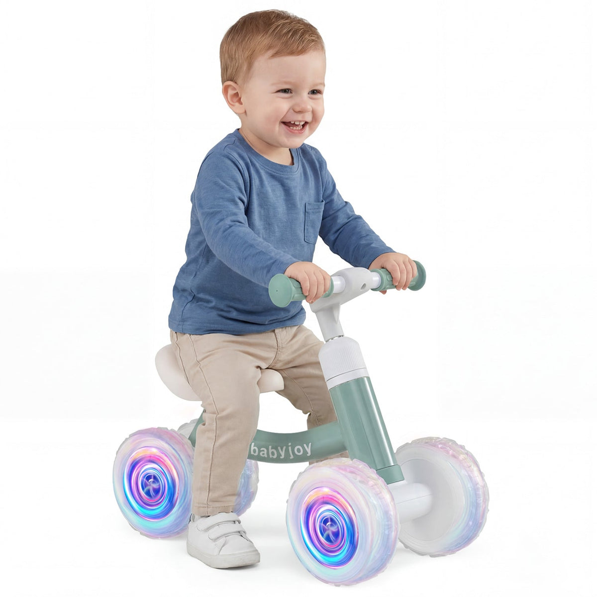 Adjustable Toddler Balance Bike with Light-Up Wheels - view 5
