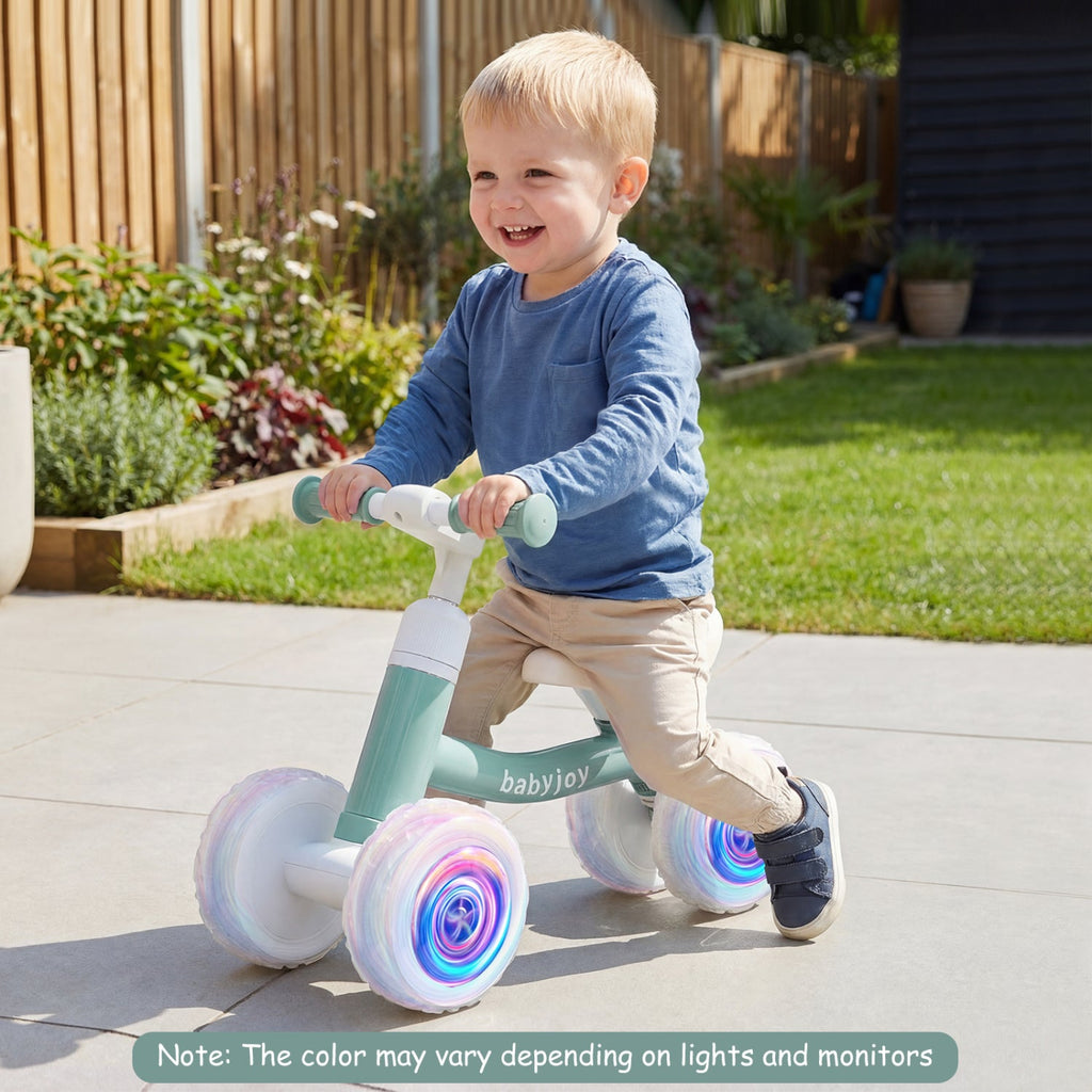 Adjustable Toddler Balance Bike with Light-Up Wheels - view 4