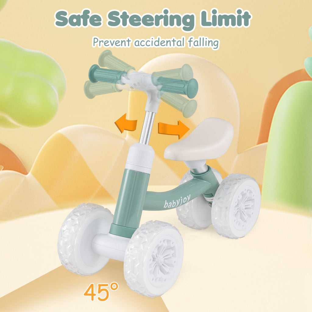 Adjustable Toddler Balance Bike with Light-Up Wheels - view 8