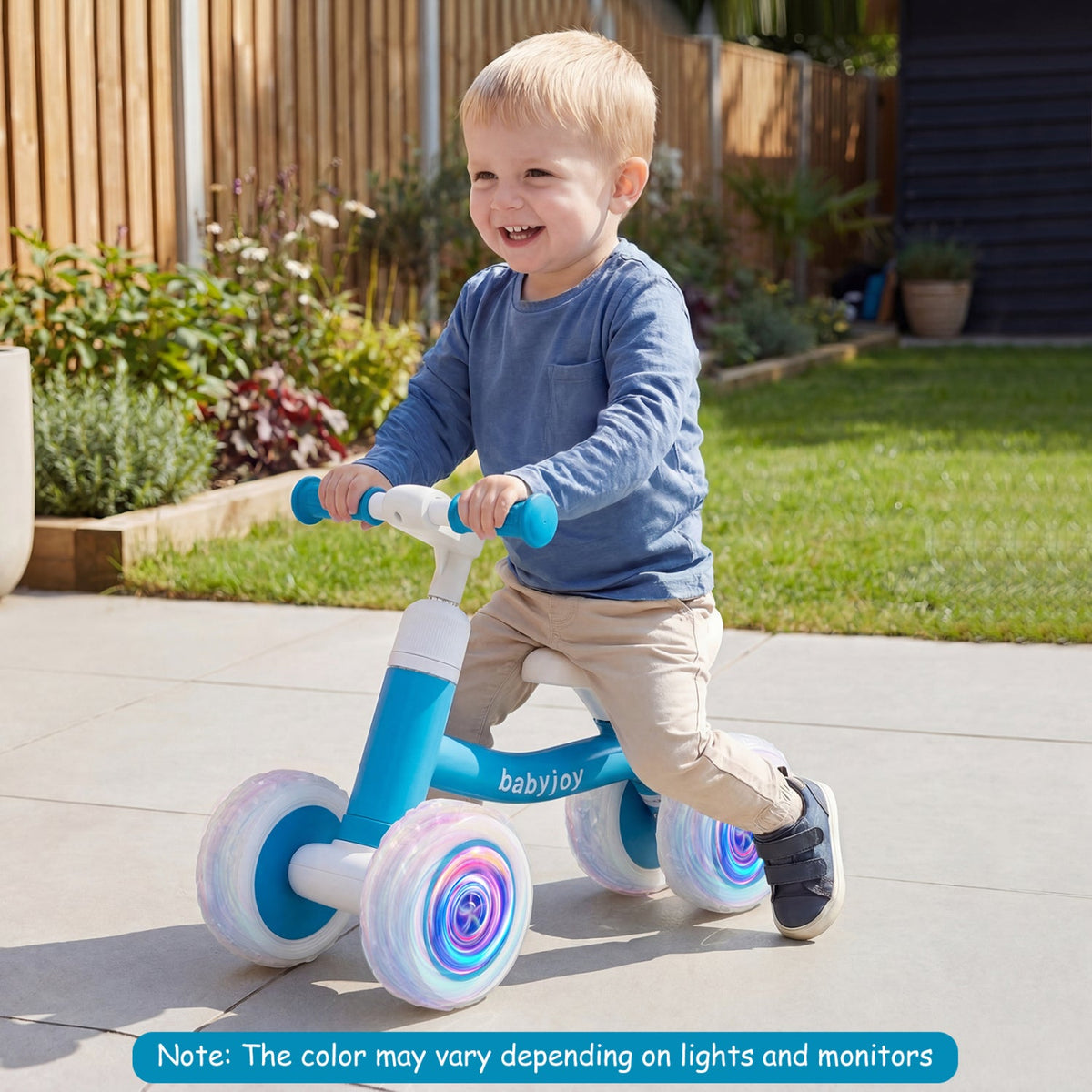 Adjustable Toddler Balance Bike with Light-Up Wheels - view 18