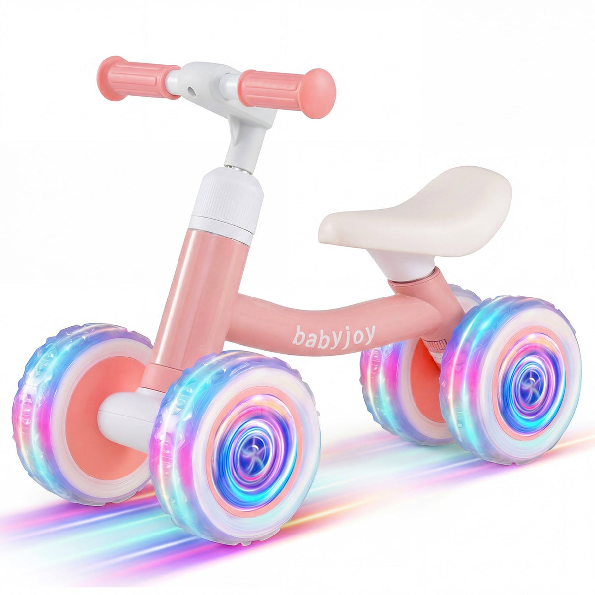 Adjustable Toddler Balance Bike with Light-Up Wheels - view 2