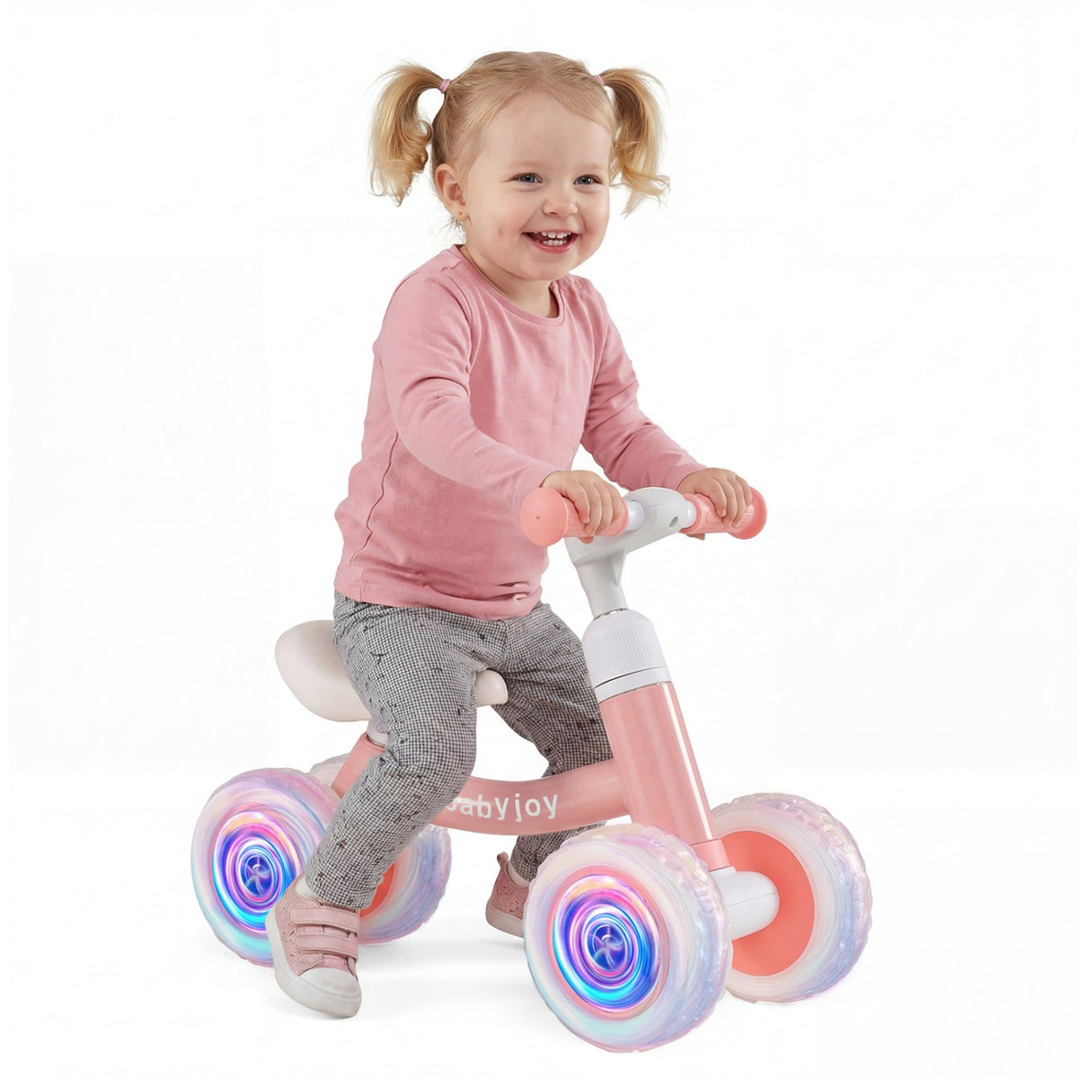 Adjustable Toddler Balance Bike with Light-Up Wheels - view 12