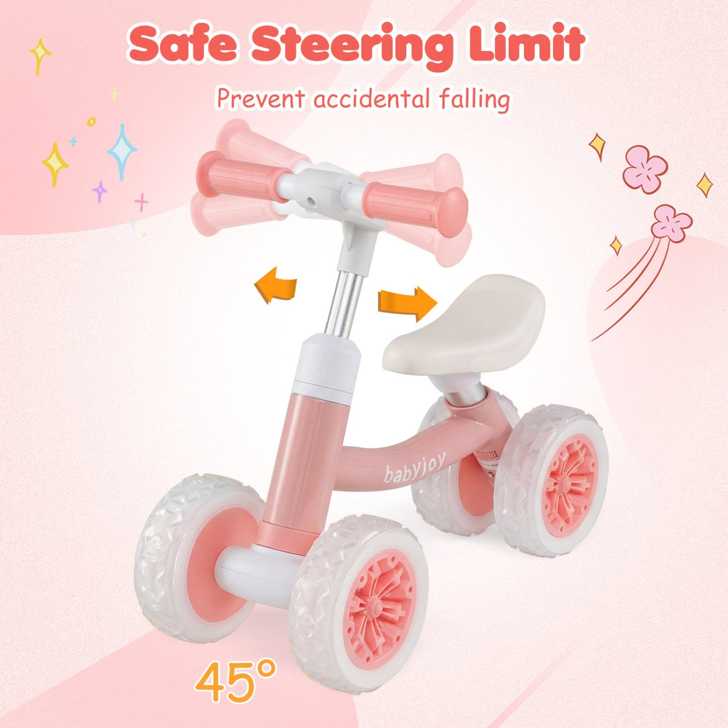 Adjustable Toddler Balance Bike with Light-Up Wheels - view 15