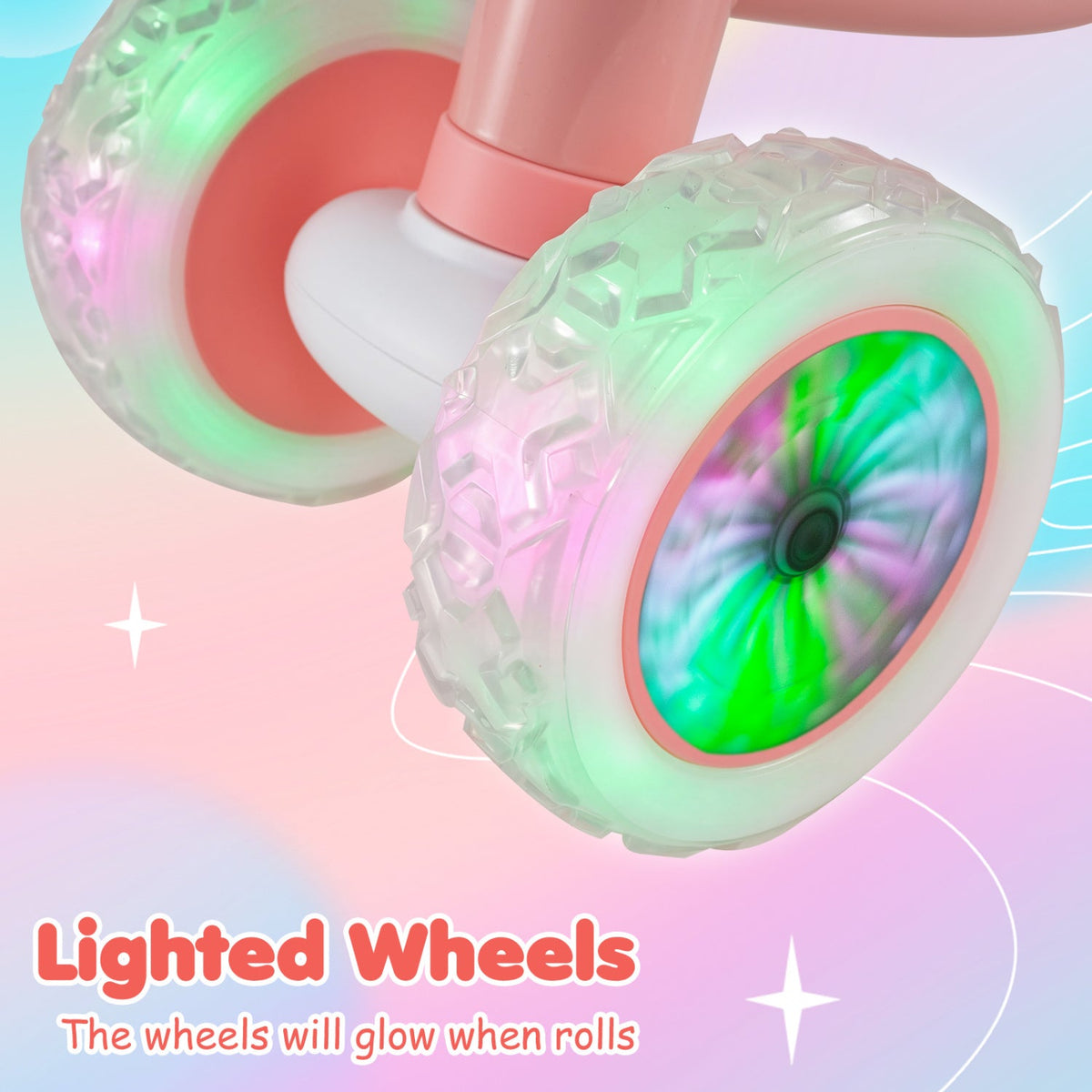 Adjustable Toddler Balance Bike with Light-Up Wheels - view 16
