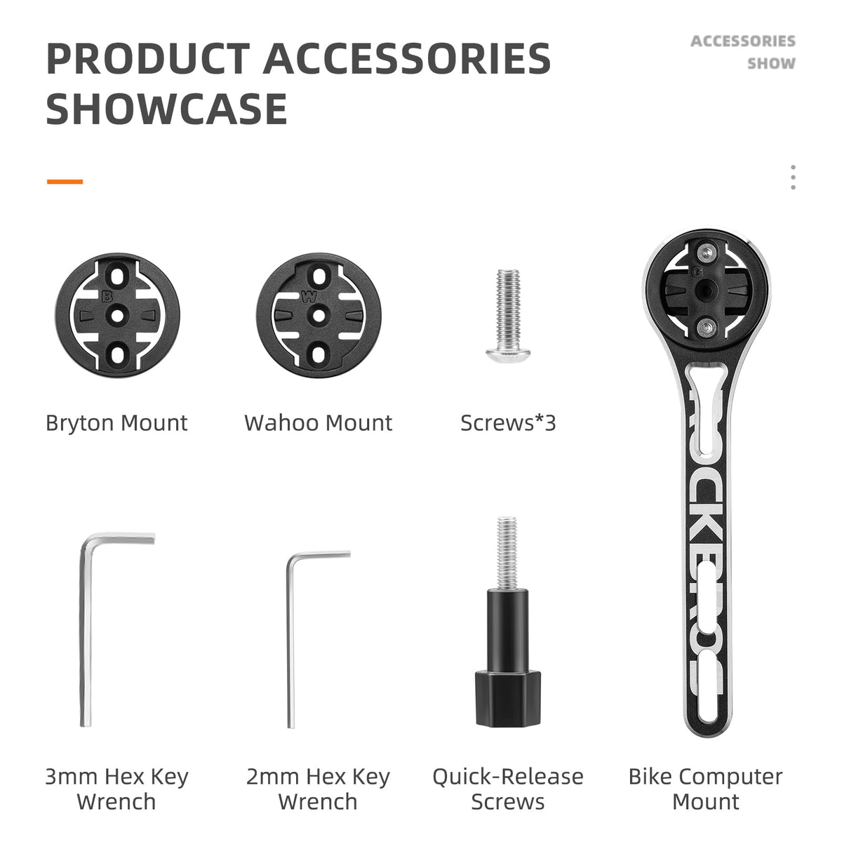 Aluminum Bike Computer & Camera Mount