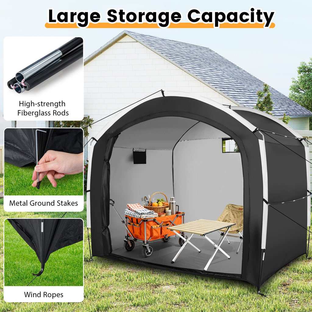 5-Bike Oxford Fabric Storage Tent - view 7