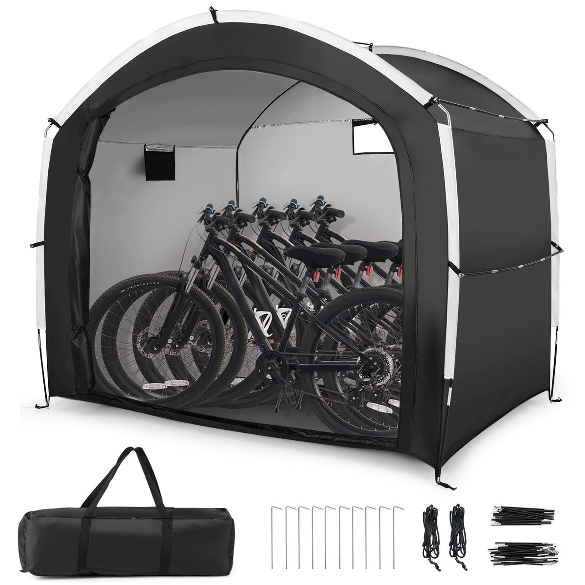 5-Bike Oxford Fabric Storage Tent - view 3