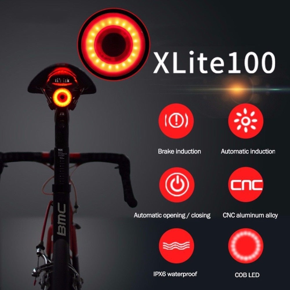 XLITE100 Brake-Sensing Bicycle Tail Light