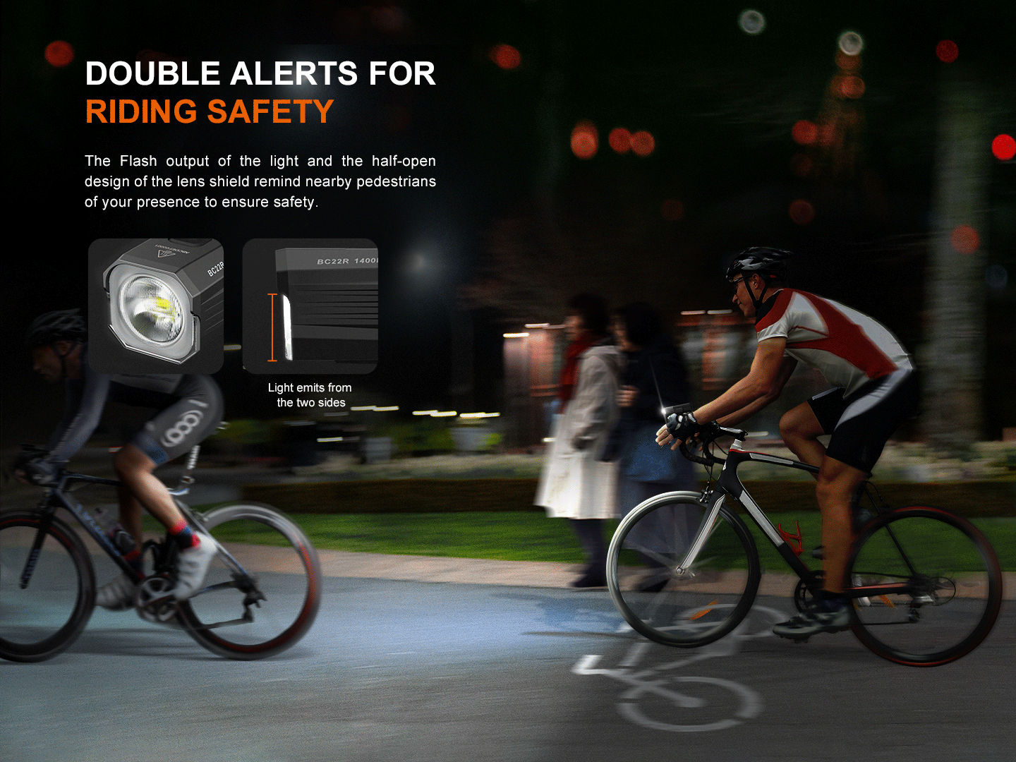 Fenix BC22R High-Performance Road Bike Light - view 9