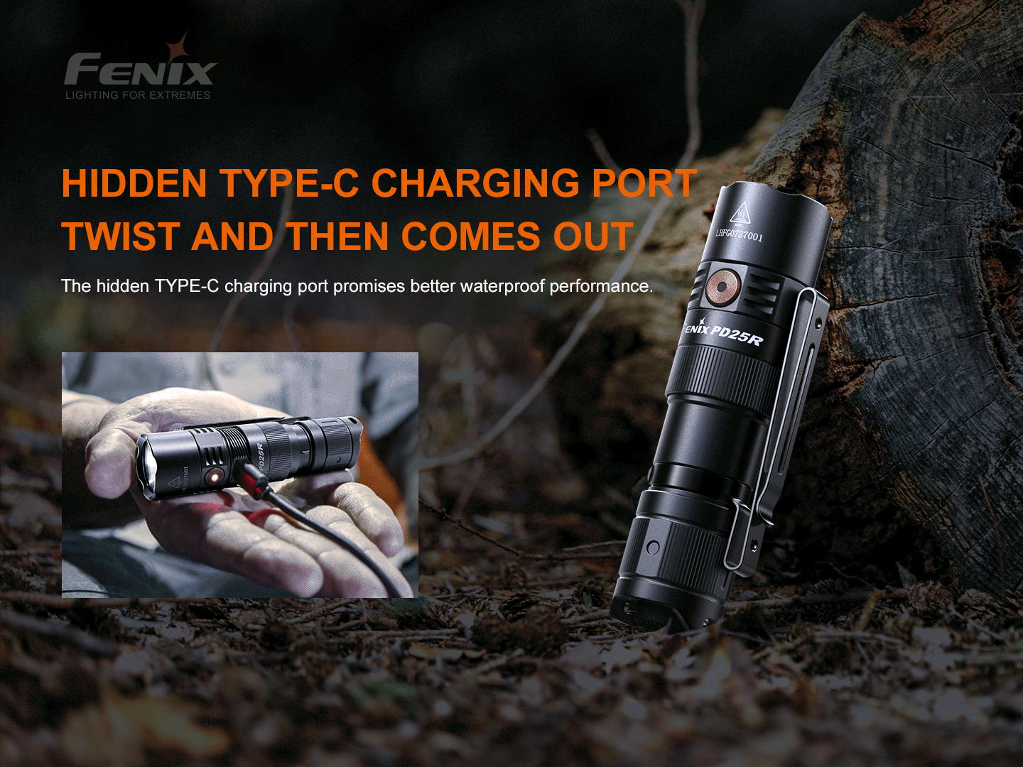 Fenix PD25R Rechargeable LED Flashlight - view 9
