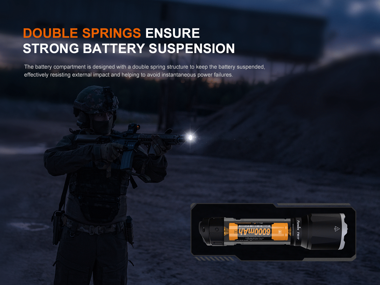 Fenix TK17 Dual Switch Tactical Flashlight - view 8