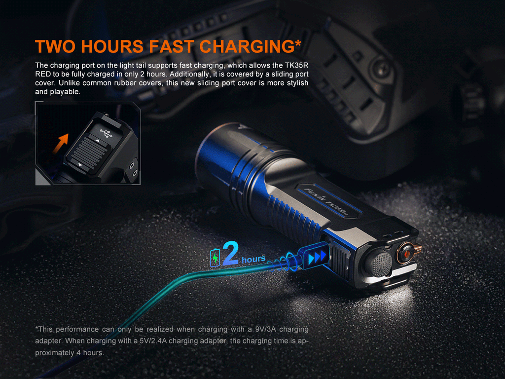 Fenix TK35R Rechargeable High-Performance Tactical Flashlight - view 24