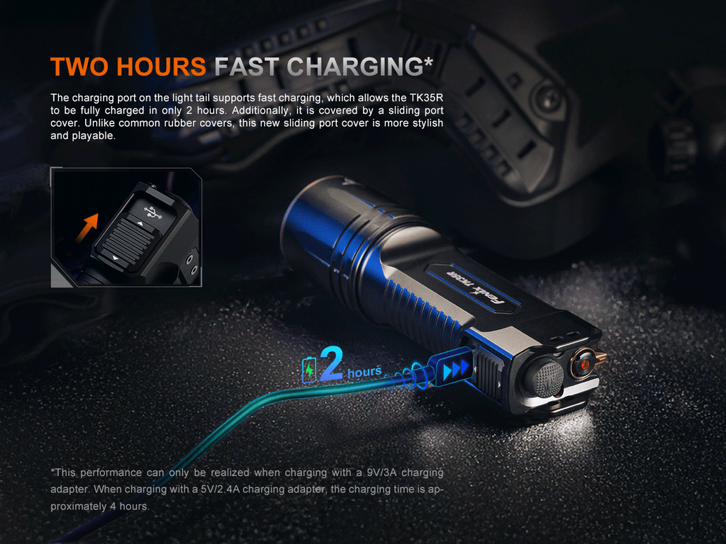 Fenix TK35R Rechargeable High-Performance Tactical Flashlight - view 17