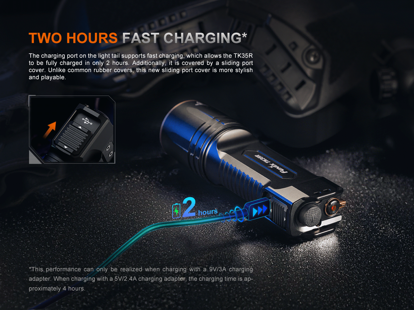 Fenix TK35R Rechargeable High-Performance Tactical Flashlight - view 17