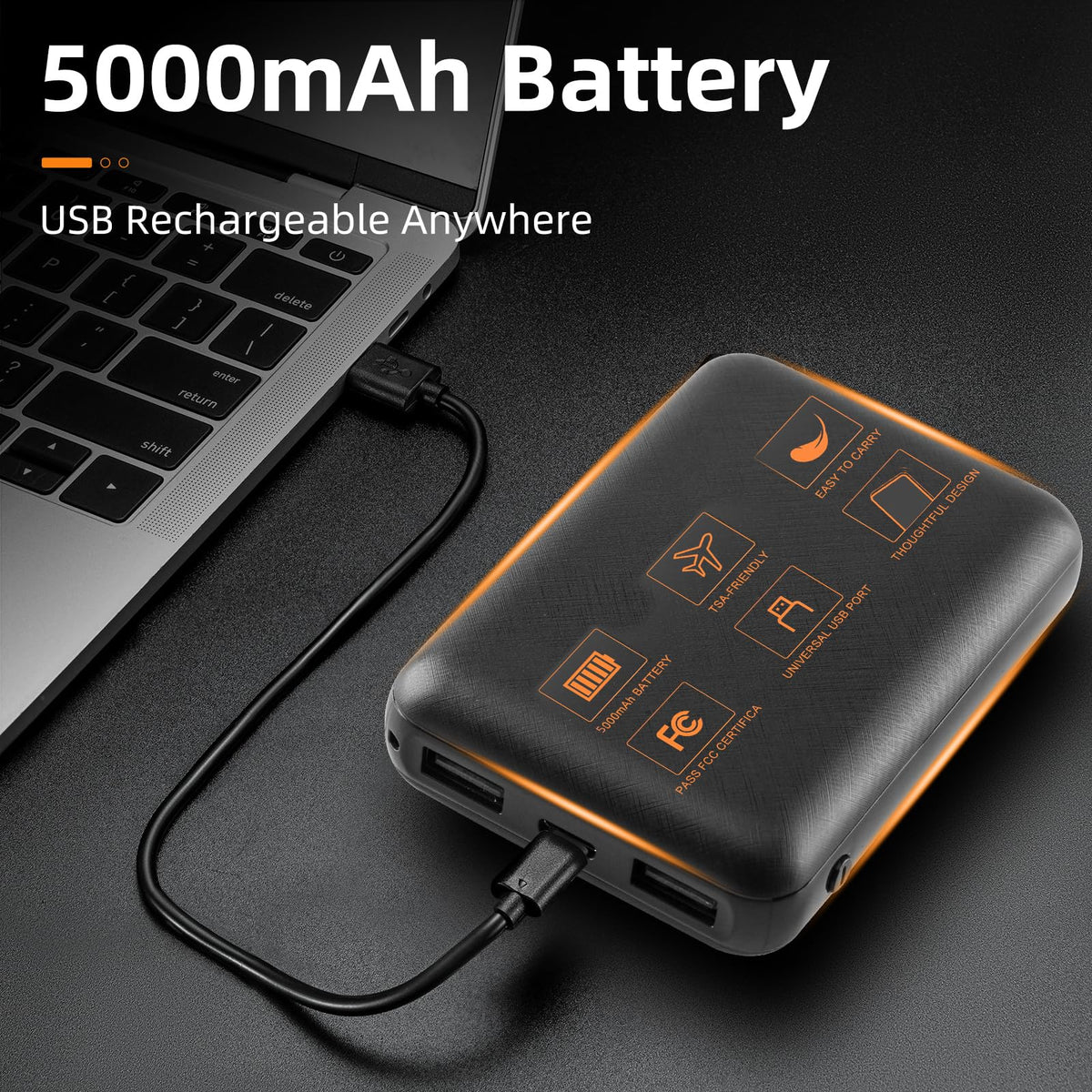 ROCKBROS Heated Cycling Shoe Covers – 5000 mAh Battery