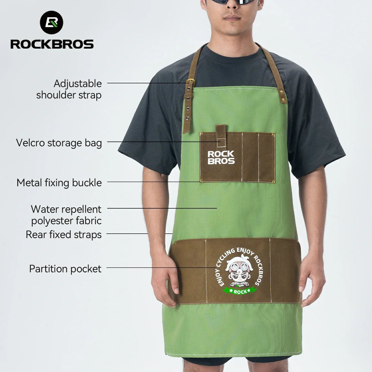 Multi-Pocket Workshop Apron