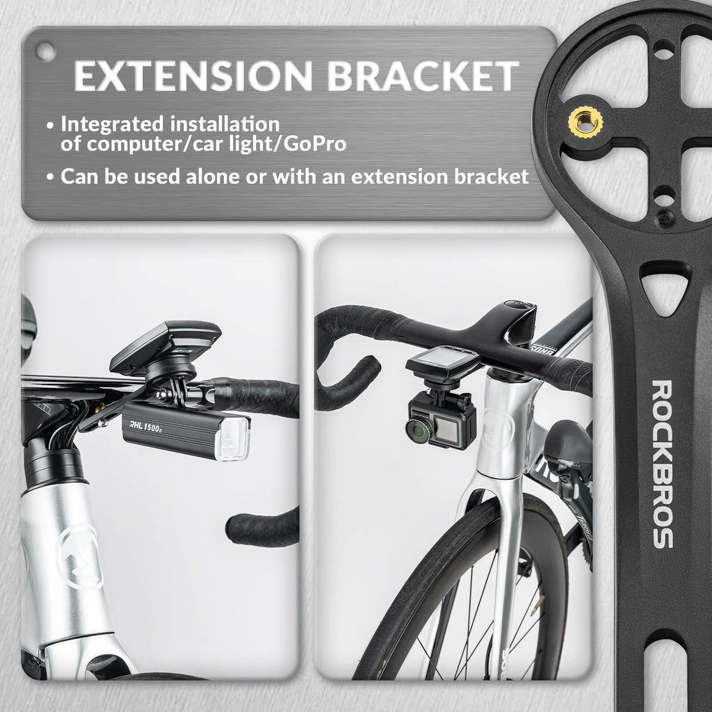 Dual Bike Computer & Sport Camera Mount