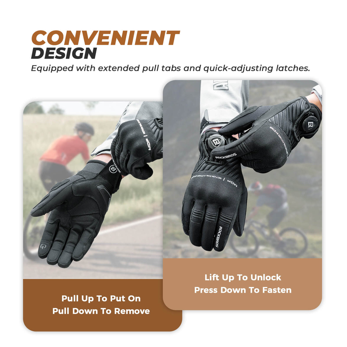 Full-Finger Touchscreen Cycling Gloves