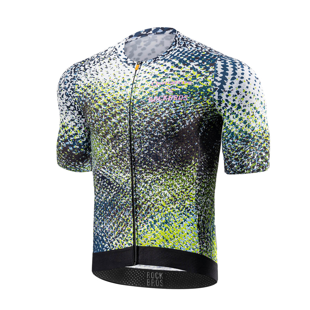 ROCKBROS Men's Camouflage Short-Sleeve Cycling Jersey