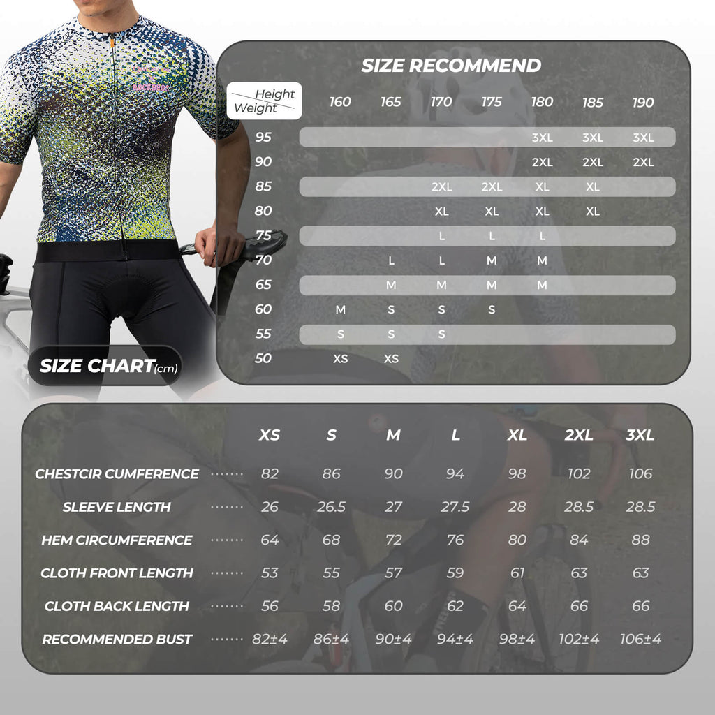 ROCKBROS Men's Camouflage Short-Sleeve Cycling Jersey