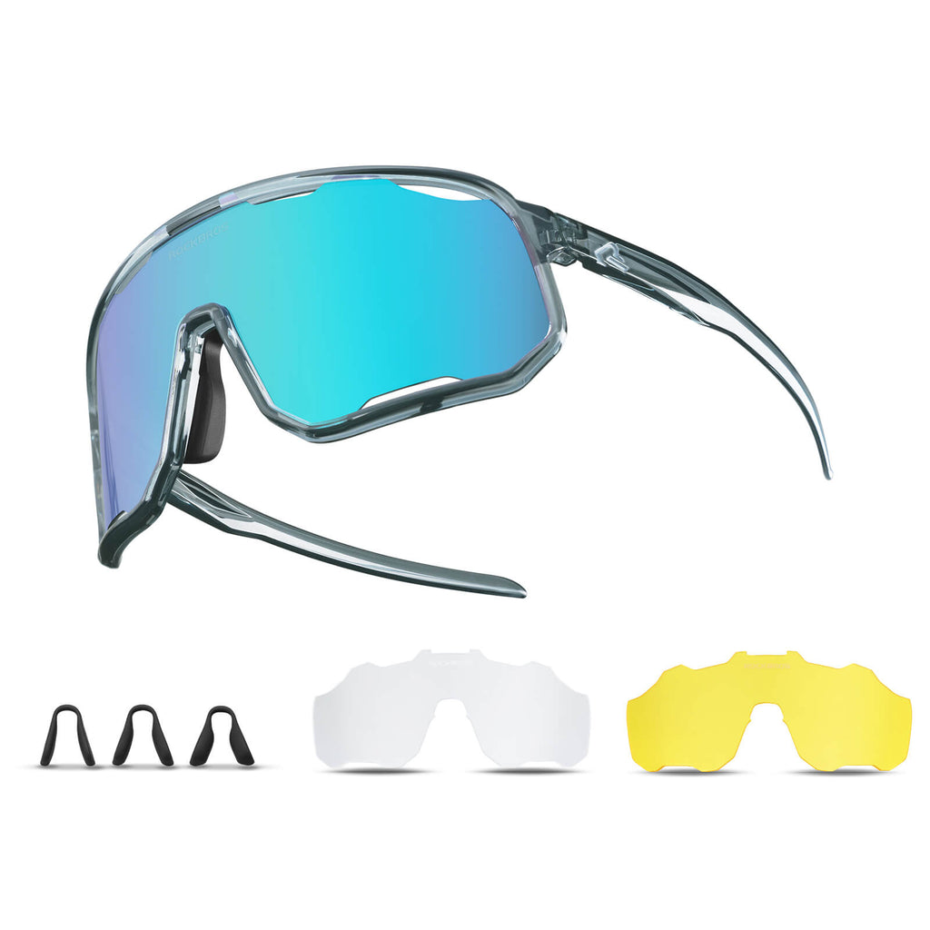ROCKBROS TR90 Cycling Glasses – Interchangeable Lenses