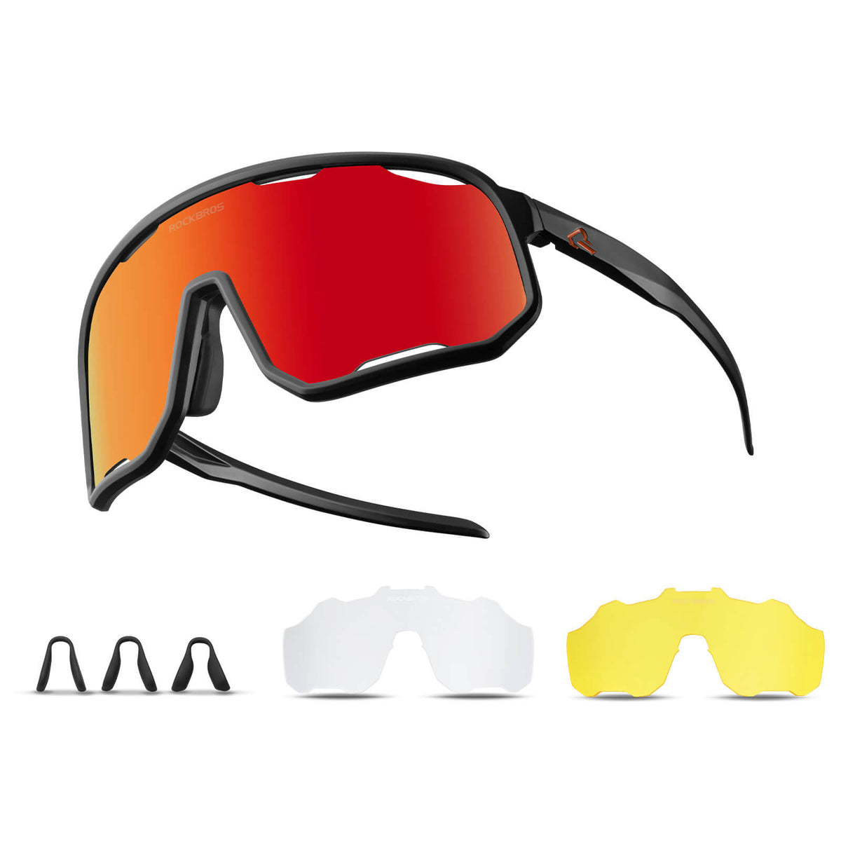ROCKBROS TR90 Cycling Glasses – Interchangeable Lenses
