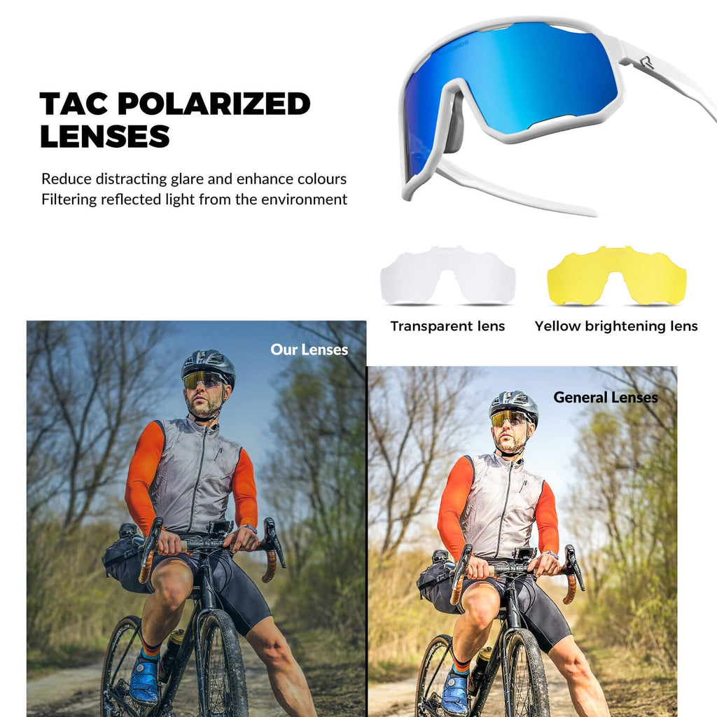 ROCKBROS TR90 Cycling Glasses – Interchangeable Lenses