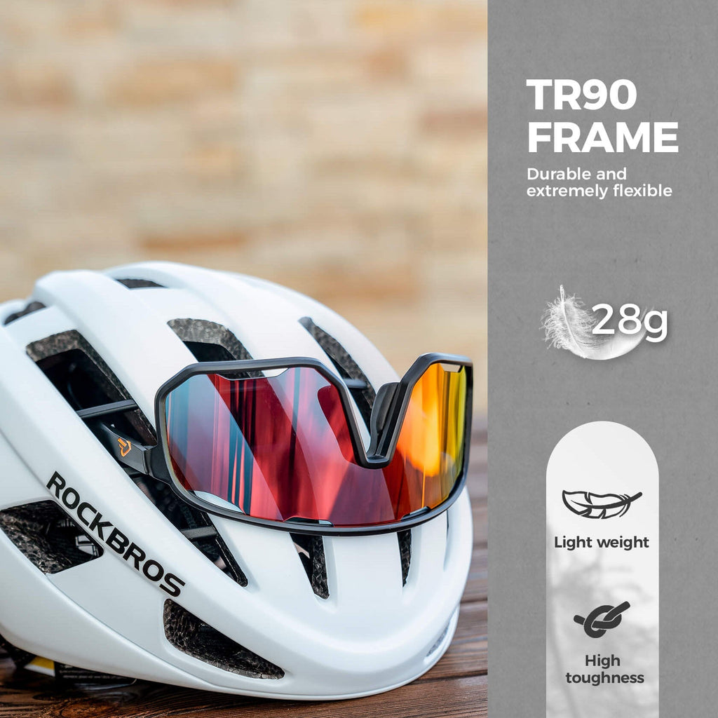 ROCKBROS TR90 Cycling Glasses – Interchangeable Lenses