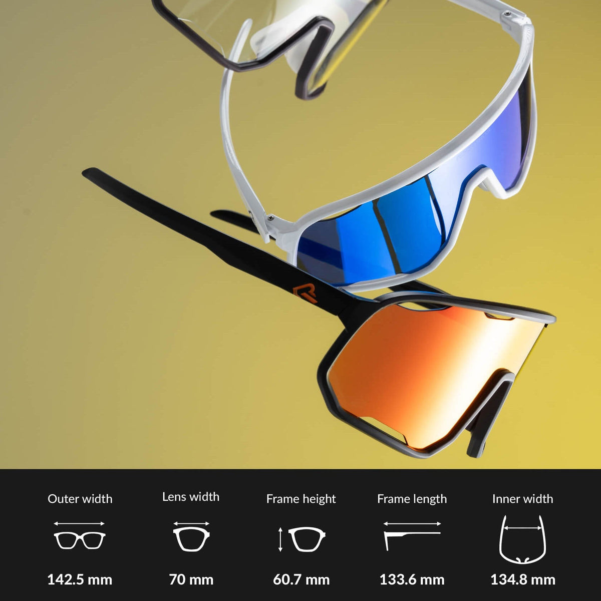 ROCKBROS TR90 Cycling Glasses – Interchangeable Lenses