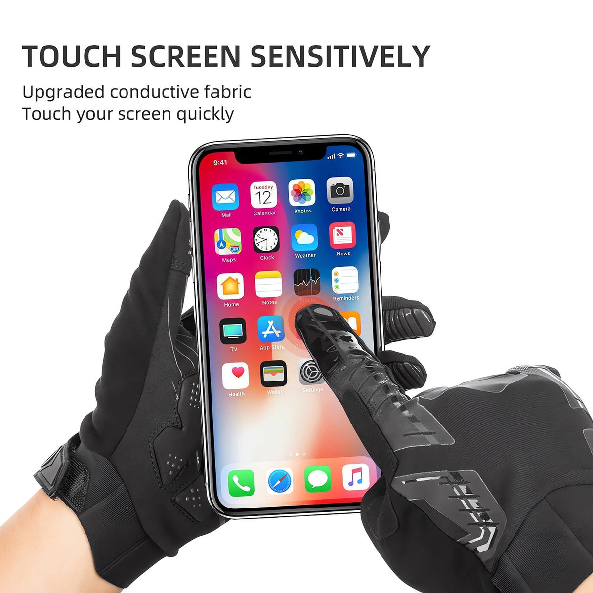 ROCKBROS Windproof Winter Cycling Gloves
