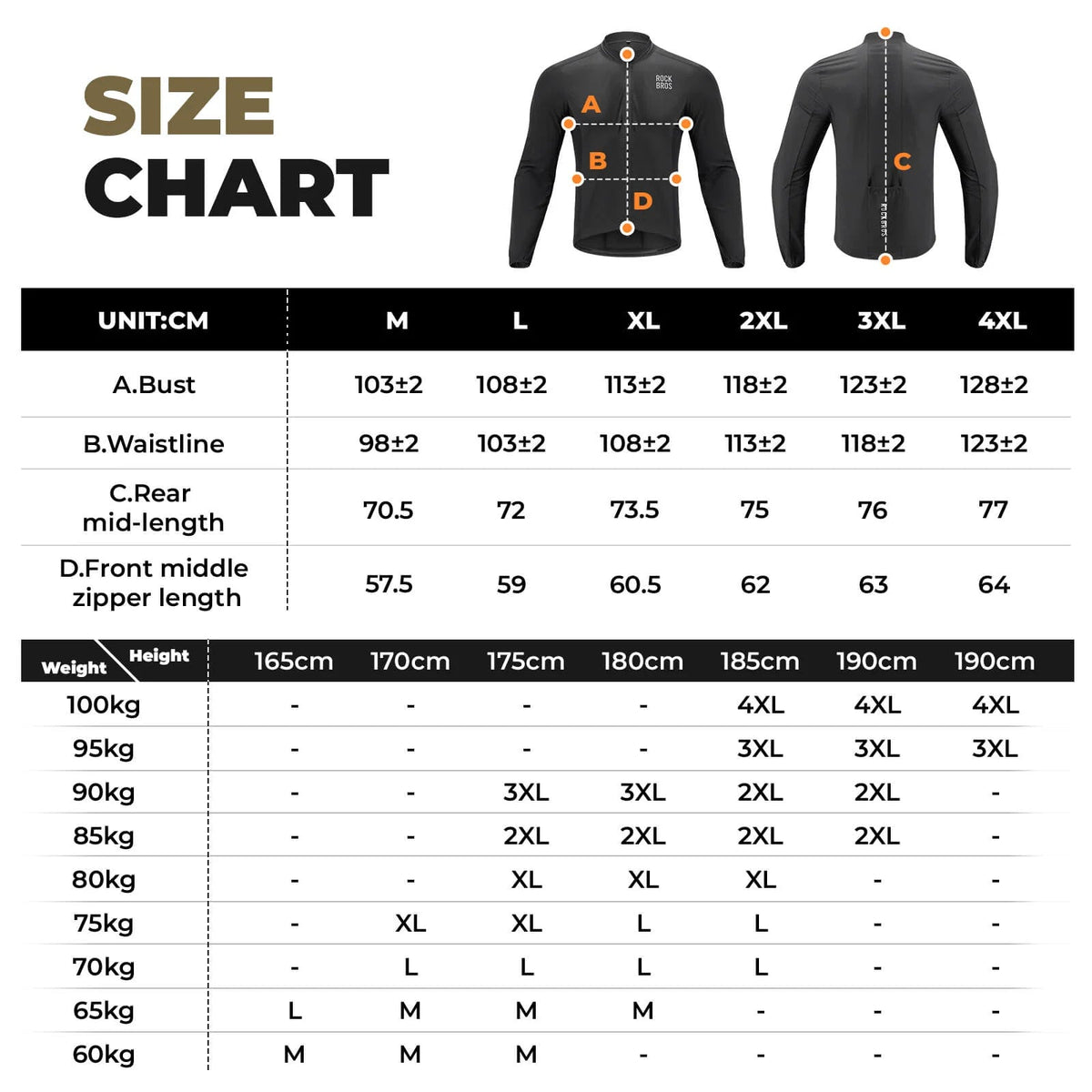 Foldable Long-Sleeve Cycling Windbreaker