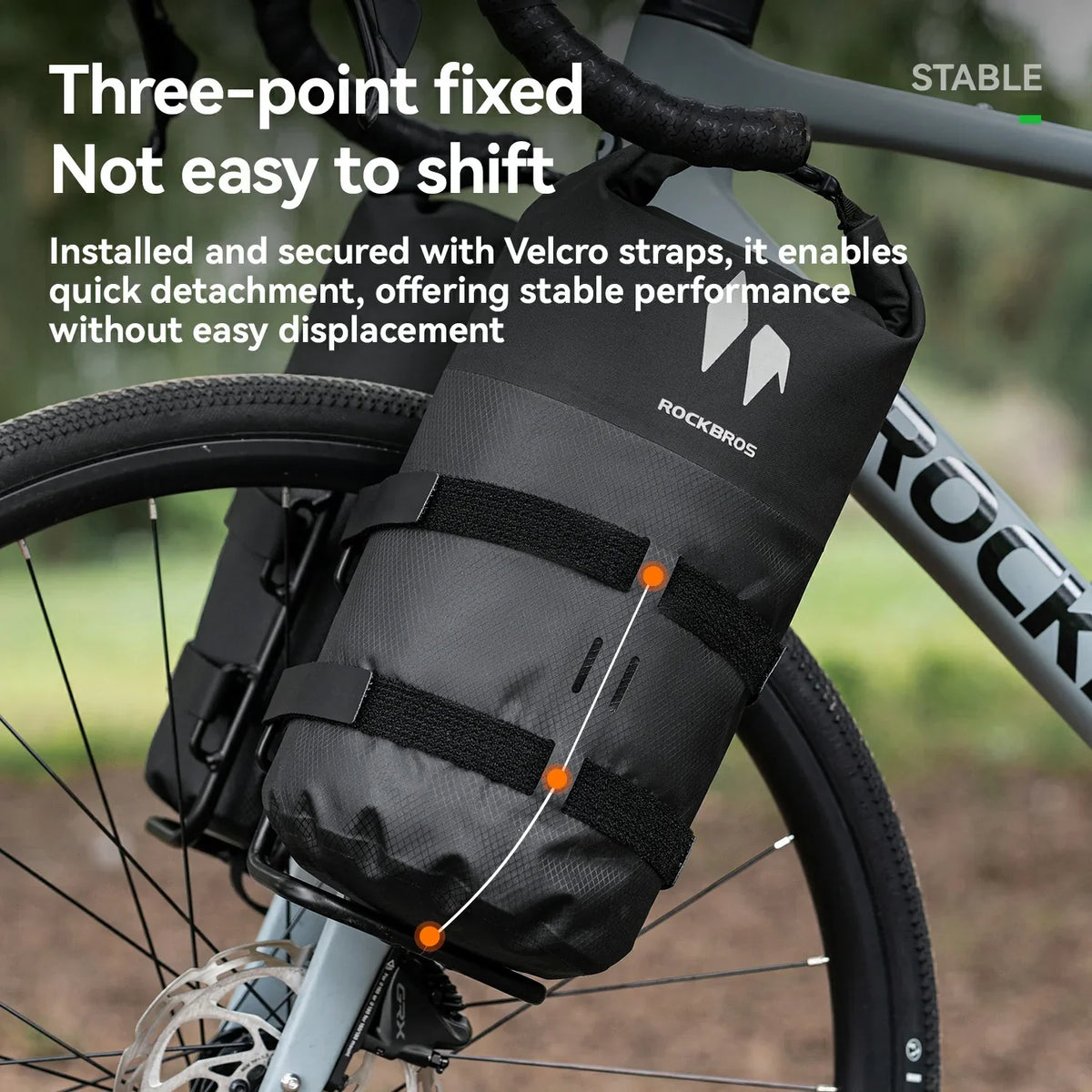 RideMate Waterproof Fork Bag – 7L