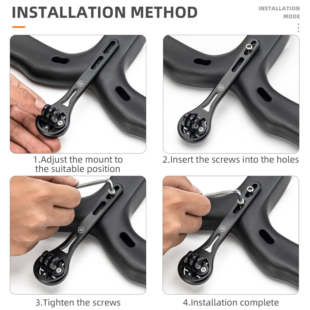 Aluminum Bike Computer & Camera Mount