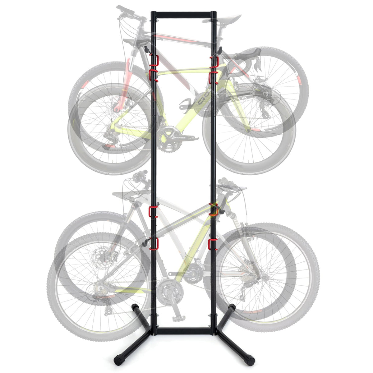 4-Bike Vertical Storage Rack with Adjustable Arms - view 3