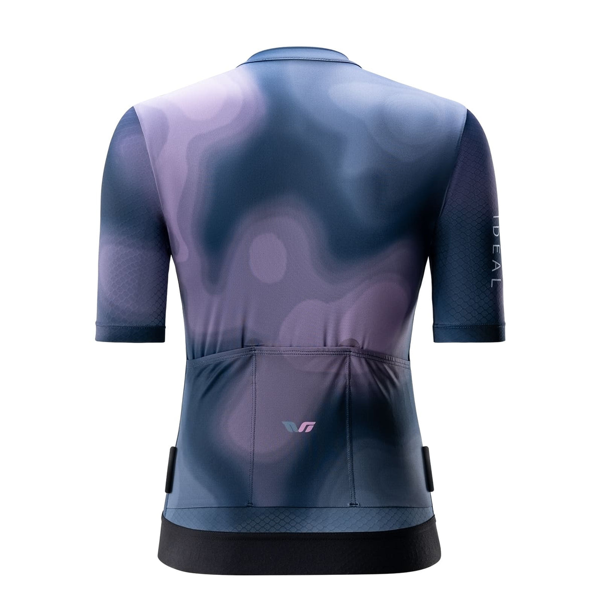 TVI Women's Breathable Short-Sleeve Cycling Jersey – Navy