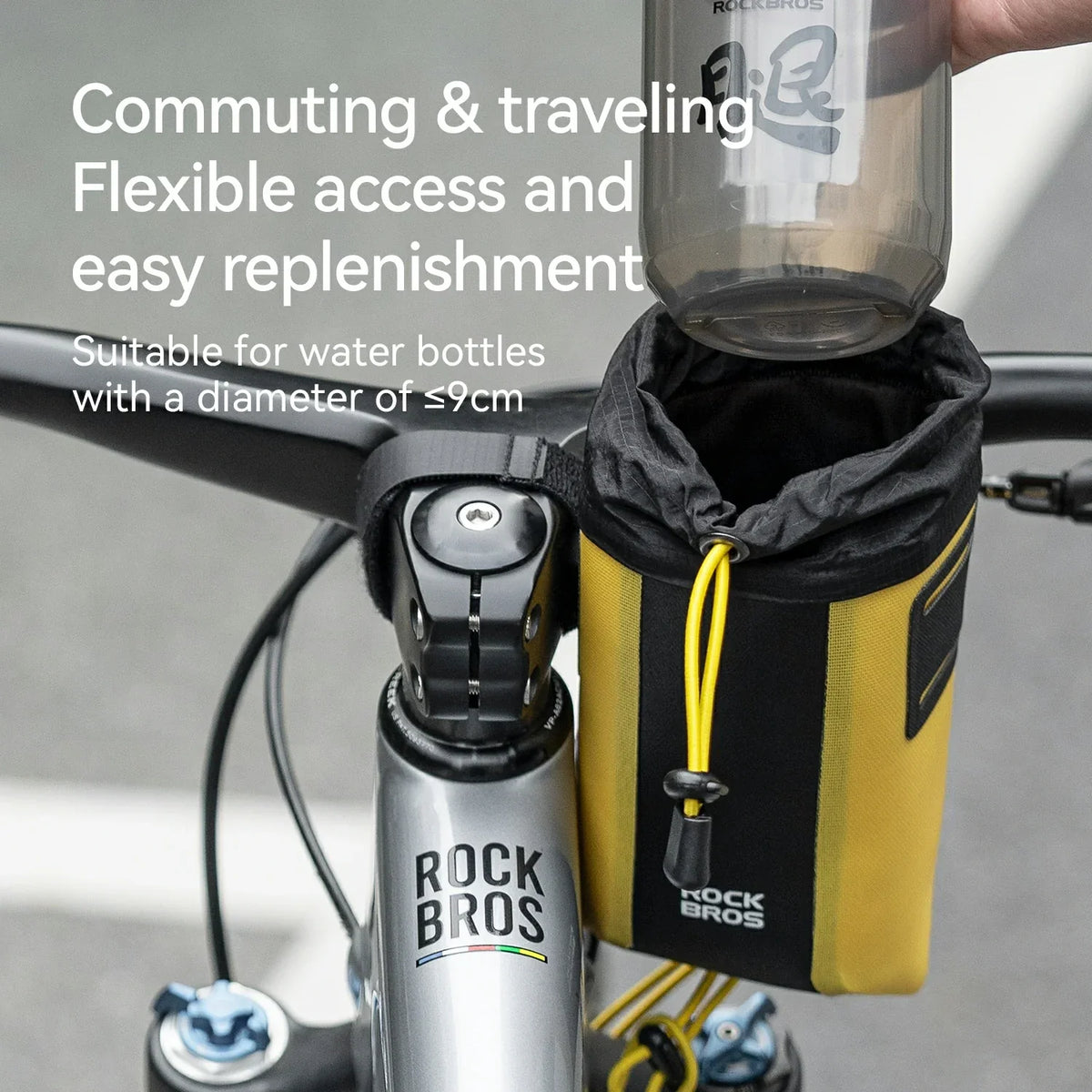 AS-162 Waterproof Handlebar Bottle Bag – 1L