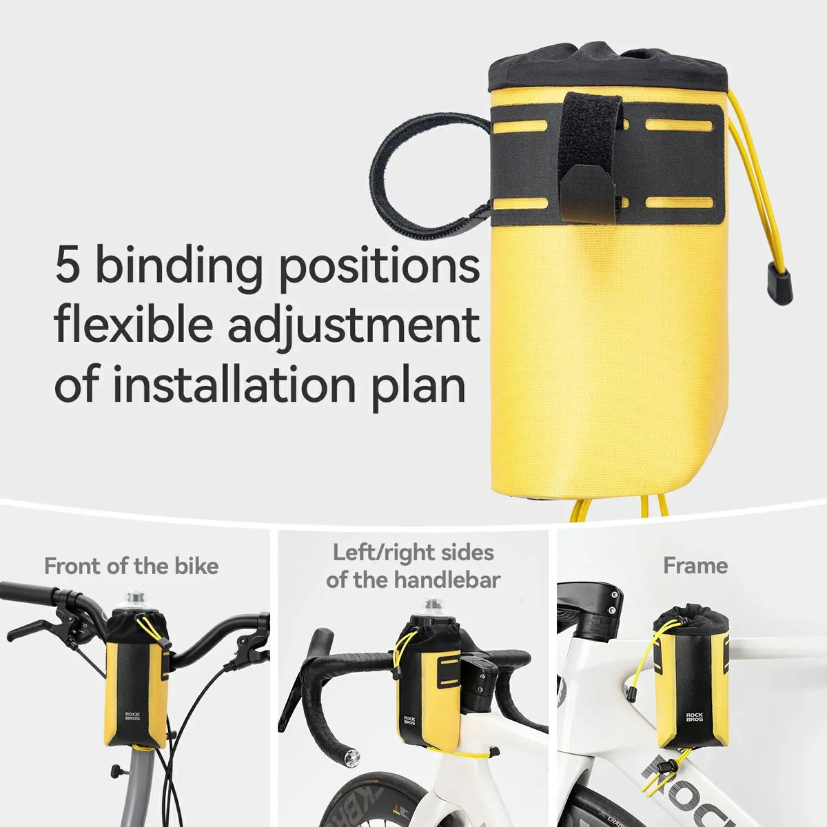 AS-162 Waterproof Handlebar Bottle Bag – 1L