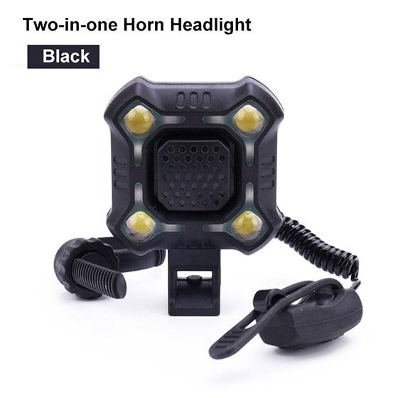USB-Rechargeable Bike Headlight with Horn - view 11