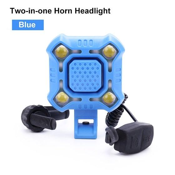 USB-Rechargeable Bike Headlight with Horn - view 24