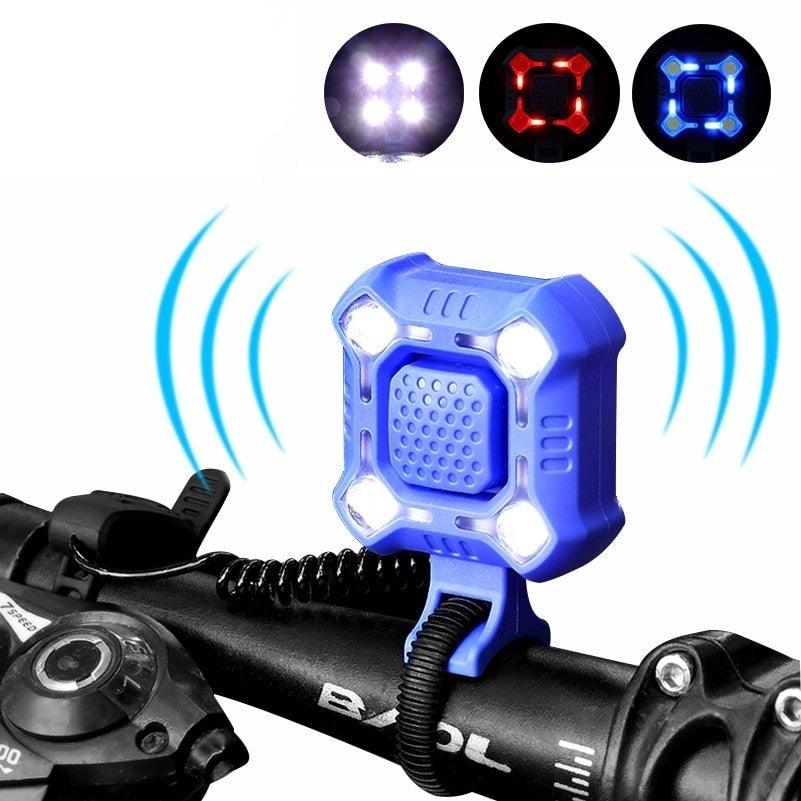 USB-Rechargeable Bike Headlight with Horn