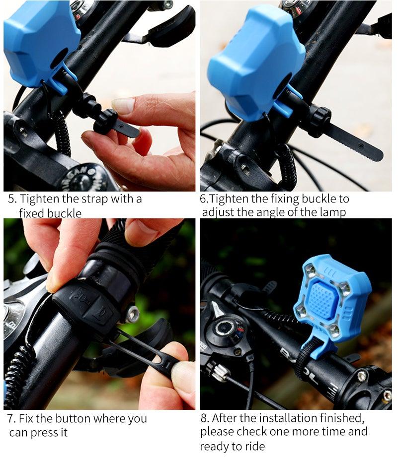 USB-Rechargeable Bike Headlight with Horn - view 21