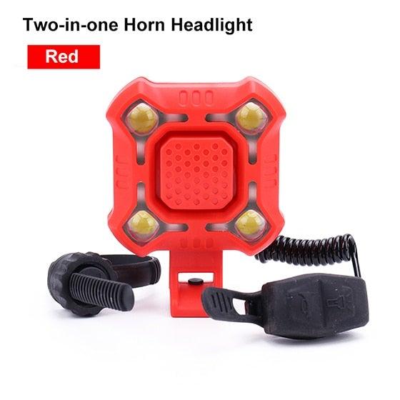 USB-Rechargeable Bike Headlight with Horn - view 4